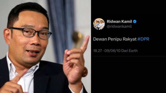 Cuitan lawas Ridwan Kamil tentang DPR