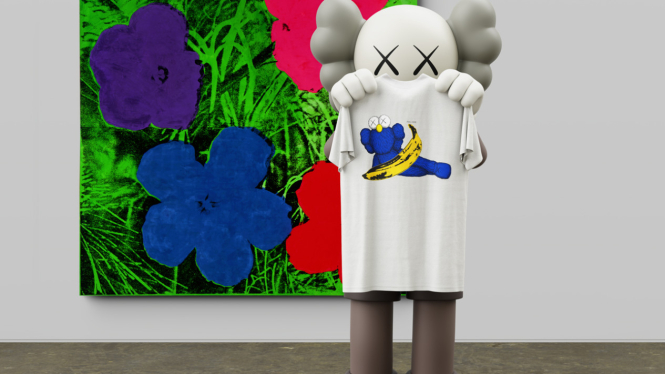 Koleksi UT KAWS + Warhol.