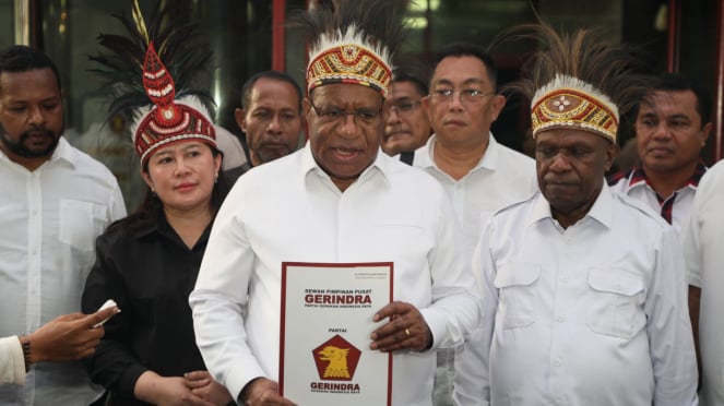 Gerindra nomeou John Wempi Wetipo como vice-governador da Papua Central