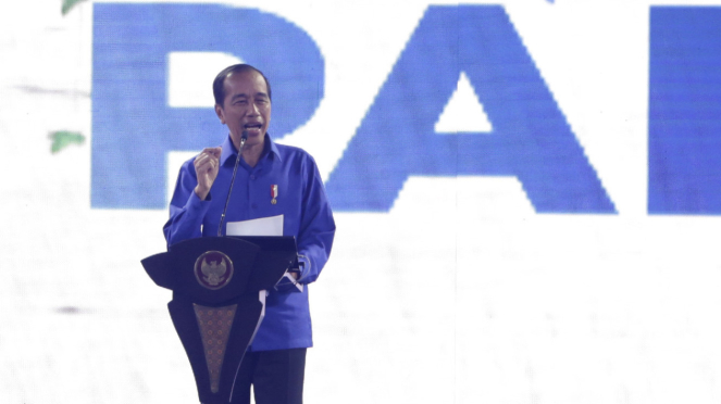 Presiden Jokowi Hadiri Kongres ke-6 PAN dan HUT PAN ke-26