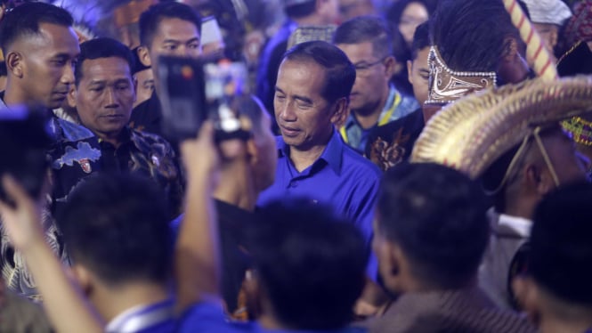 Presiden Jokowi Hadiri Kongres ke-6 PAN dan HUT PAN ke-26