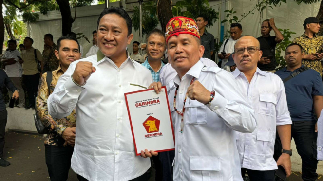 Agustiar Sabran-Edy Pratowo resmi diusung Gerindra di Pilgub Kalteng