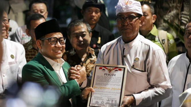 Ketua Umum PKB, Muhaimin Iskandar alias Cak Imin Dinobatkan Sebagai Bapak Toleransi