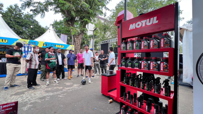 Booth Motul di ajang Parjo 2024