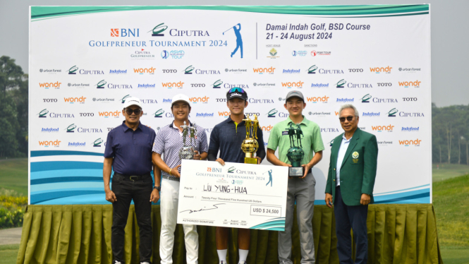 Liu Yung-Hua Juara Ciputra Golfpreneur Tournament 2024