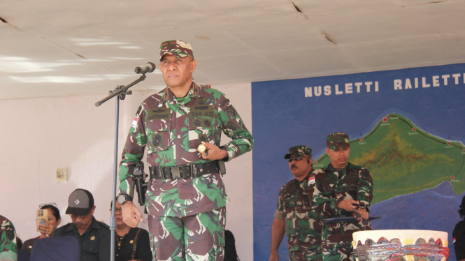 VIVA Militer: Danrem 151/Binaiya sambutan dalam upacara Penutupan TMMD ke-121