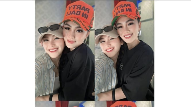 Ayu Ting Ting dan Agnez Mo.