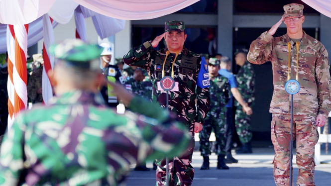 VIVA Militer: Wadan Kodiklat TNI Marsda TNI Widyargo Ikoputra buka SGS 2024 