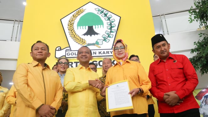 Bahlil Lahadalia, presidente da Golkar, Golkar retorna para apoiar Irene em Banten