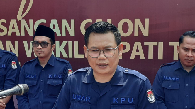 Ketua KPU Kabupaten Tangerang Muhammad Umar