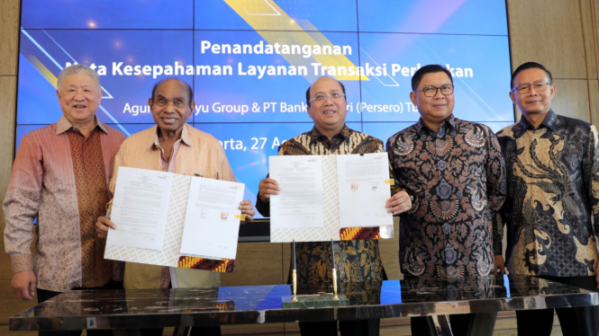 Bank Mandiri dan Agung Sedayu Group Teken MoU, Perluas Layanan Keuangan Digital