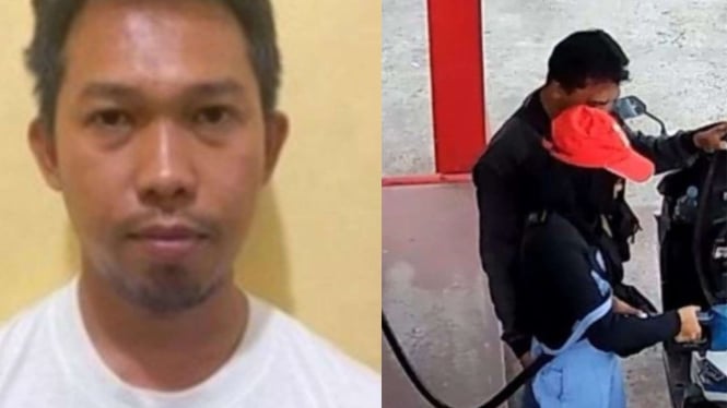 Tampang Pelaku yang Lecehkan Pegawai Wanita Pertashop di Cianjur