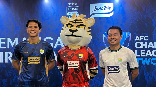 Jersey Persib untuk Mengarungi AFC Champions League 2 (foto: Dede Idrus) 