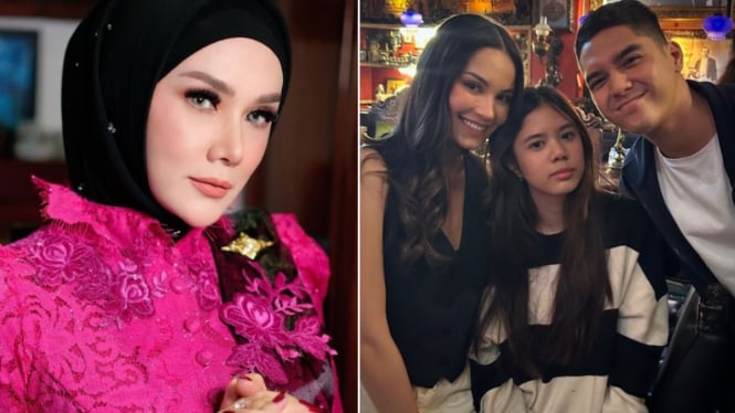 Mulan Jameela dan kebersamaan Al Ghazali, Alyssa Daguise dan Safeea Ahmad