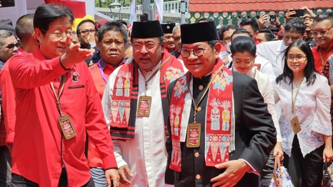 Pramono Anung-Rano Karno mendaftar sebagai Cagub Cawagub Jakarta ke KPU