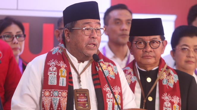 Pramono Anung-Rano Karno Daftar Cagub DKI di KPUD Jakarta