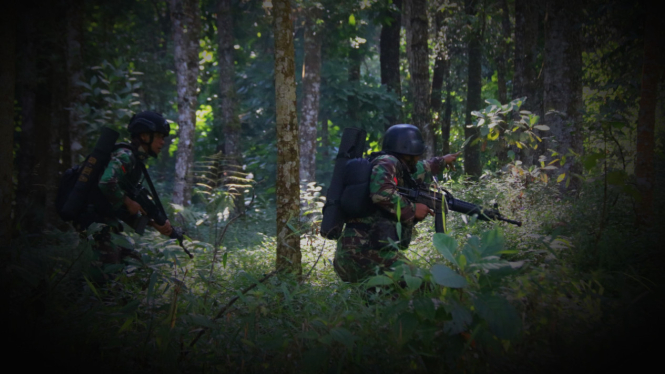 VIVA Militer: Pasukan Pandawa Kostrad di lereng Gunung Lawu