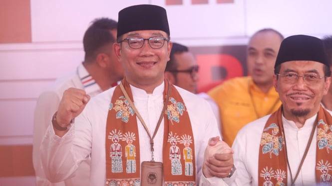 Ridwan Kamil-Suswono Daftar Cagub Wagub di KPU DKI Jakarta