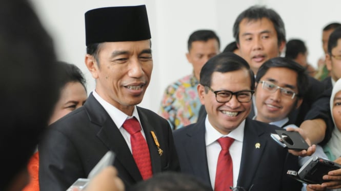 Jokowi dan Pramono Anung