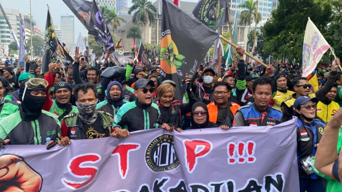 Jelang Aksi Akbar Ojol pada 20 Mei 2025, Ini Reaksi Netizen di Media Sosial