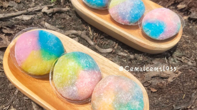 Resep Rahasia Mochi Rainbow Kenyal ala Jepang