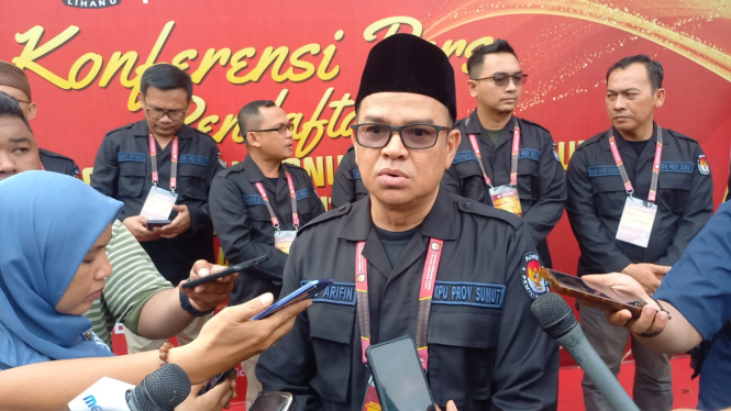 Ketua KPU Sumut, Agus Arifin.(B.S.Putra/VIVA)