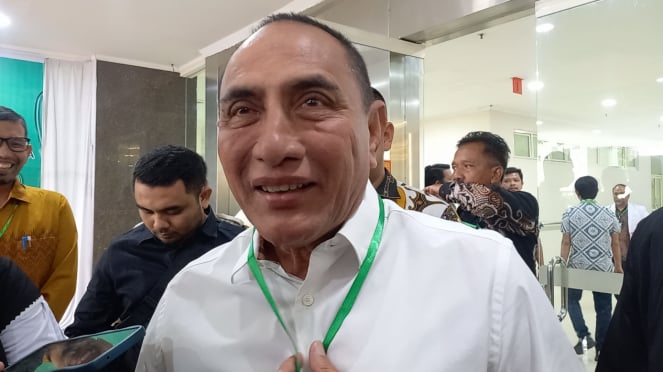 Candidato a governador e vice-governador de Sumatra do Norte, Edi Rahmayadi.