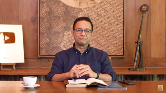 Anies Baswedan menyampaikan keterangan usai gagal mencalonkan di Pilkada 2024