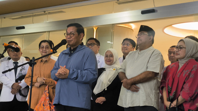 Calon Gubernur DKI Jakarta Pramono Anung di RS Tarakan, Jakarta Pusat, Jumat, 30 Agustus 2024