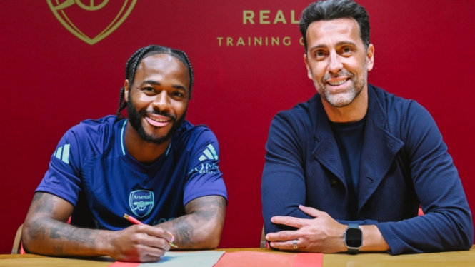 Raheem Sterling gabung Arsenal