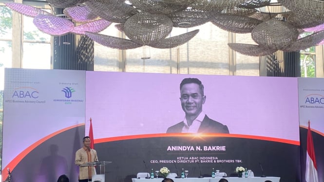 Anindya Bakrie di Acara ABAC 