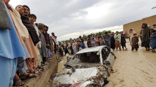 Banjir bandang di Pakistan.