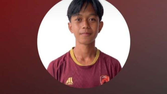 Pemain PSM Makassar U-16 Kaka Amrullah Ronaldo Messi