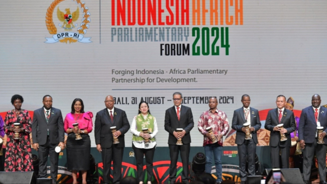 Ketua DPR RI Puan Maharani saat membuka Indonesia-Africa Parliamentary Forum (IAPF) 2024 di Grand Hyatt Bali - Foto: Istimewa