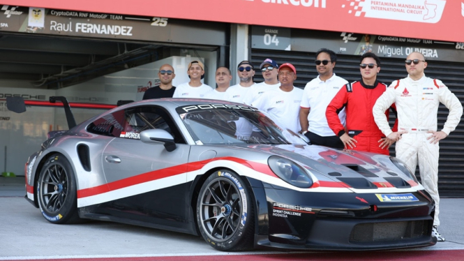 Moreno Soeprapto juara balap Porsche di Mandalika