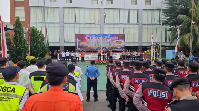 Apel pasukan Bandara Soetta, jelang kedatangan YM Paus Fransiskus ke Indonesia