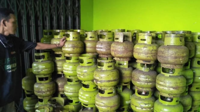 Ilustrasi agen gas LPG 3 kg