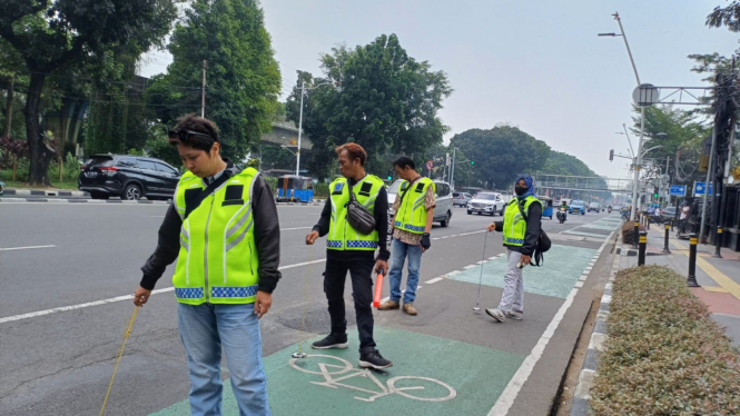 Penyisiran ranjau paku, Selasa, 3 September 2024.