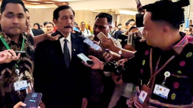 [dok. Menteri Koordinator Bidang Kemaritiman dan Investasi, Luhut Binsar Pandjaitan, di acara Indonesia International Sustainability Forum (ISF) 2024 di JCC Senayan, Jakarta, Kamis, 5 September 2024]