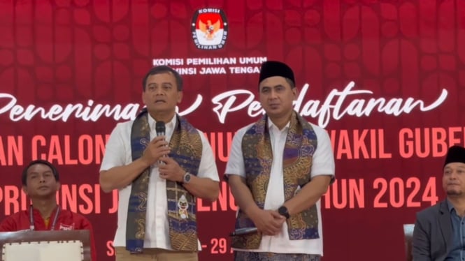 Bakal cagub cawagub Jateng, Ahmad Luthfi-Taj Yasin Maimoen