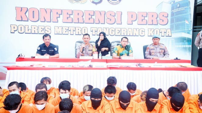 Polres Metro Tangerang Kota mengungkap beberapa kasus curanmor