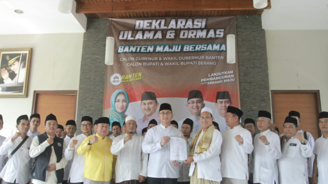 Ulama dan tokoh agama di Banten dukung Airin dan Andika di Pilkada Banten 2024