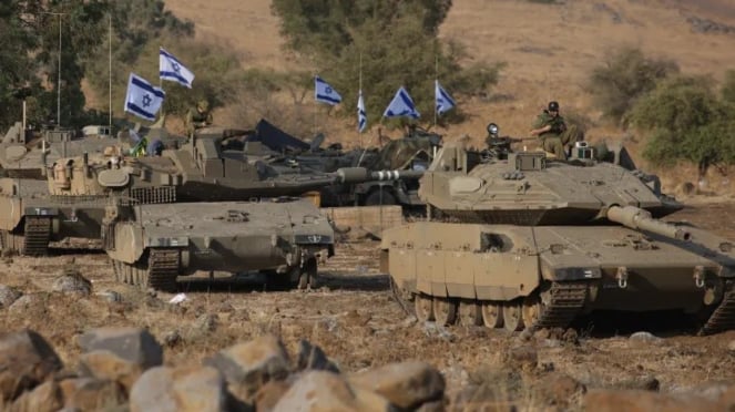 VIVA Militer: Pasukan Pertahanan Israel (IDF) di perbatasan Lebanon