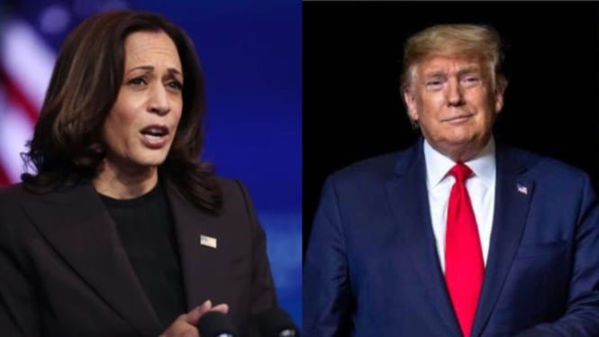 Kamala Harris dan Donald Trump