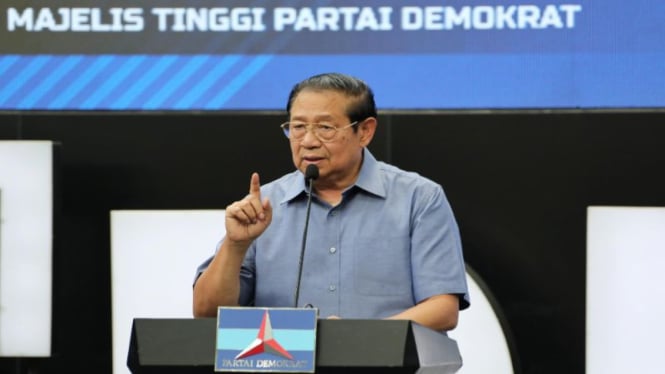 Ketua Majelis Tinggi Partai Demokrat Susilo Bambang Yudhoyono (SBY).