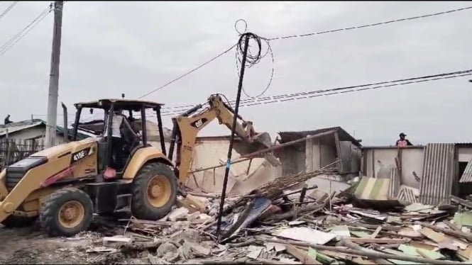 14 Bangunan Liar Tempat Prostitusi Terselubung di Brebes Dibongkar Petugas