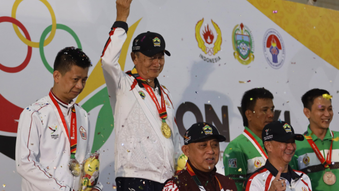 Pebiliar Jateng, Tan Kong A, sukses meraih medali emas di PON XXI Tahun 2024.(dok PON wilayah Sumut)