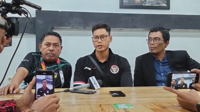 Atlet renang Joe Aditya Kurniawan di Kota Medan.(B.S.Putra/VIVA)