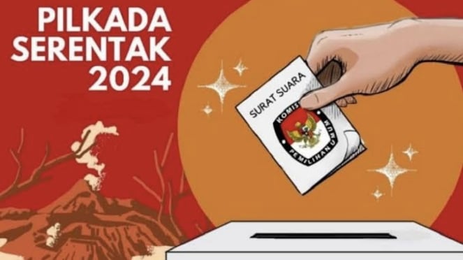 Ilustrasi pilkada serentak 2024