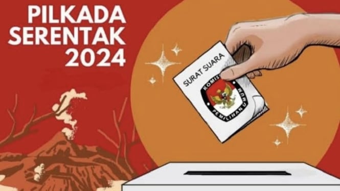 Ilustrasi pilkada serentak 2024